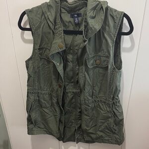 Gap Olive Green Utility Vest